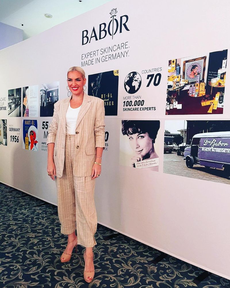 Angie Taddei Evento Babor